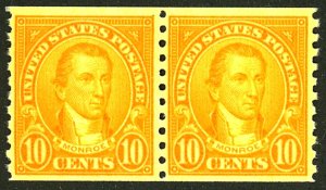 U.S. #603 MINT PAIR OG NH