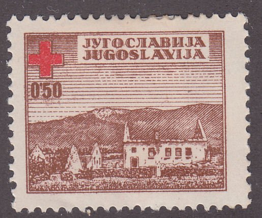 Yugoslavia RA5 Ruined Houses 1947