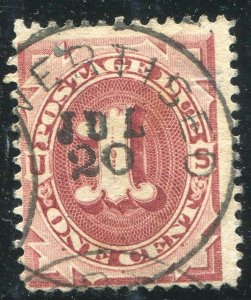 J22 1c Postage Due Used