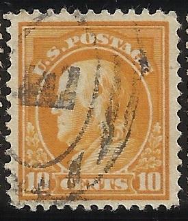 416 10c p12 W/F Used VF Centering