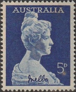 Australia #341 1961 5d Dame Nellie Melba Opera Singer MNH-VF.