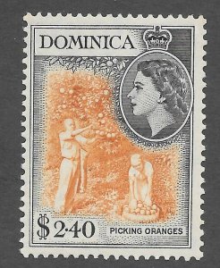 Dominica (1954) - Scott # 156, MNG