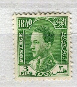 IRAQ; 1934 early Ghazi issue fine Mint hinged 3f. value