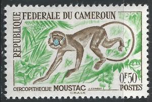 Cameroun #358 50c Mustache Monkey
