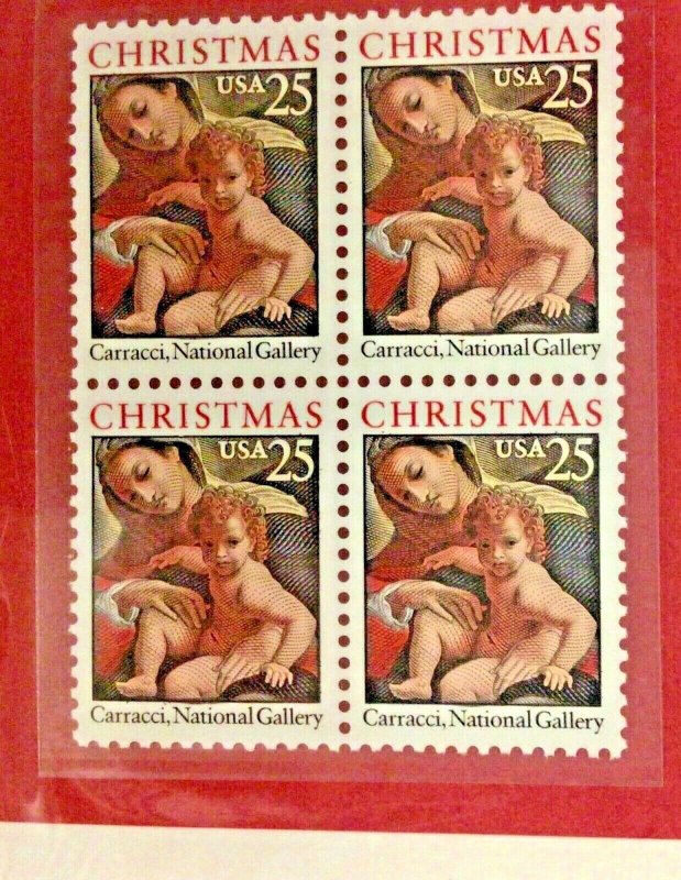 Commemorative Panel #340 Christmas # 2427 & 2428   25 c 1989