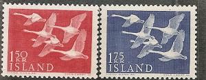 Iceland 298-99 MNH 1956 Northern Countries