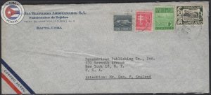 Cuba 1953 Compañia Textilera Ariguanabo of Bauta Cover | CU18926