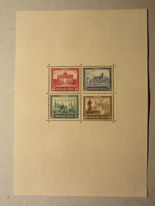 GERMANY Scott B33 SHEET, MINT NEVER HINGED, Lot19, Cat $1,200