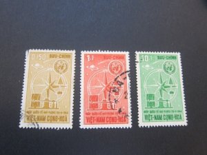 Vietnam 1964 Sc 335-36,238 FU