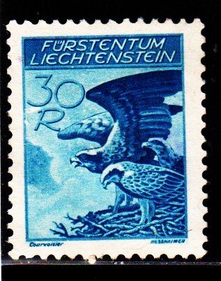 Liechtenstein - #C12 Golden Eagle - Unused NG