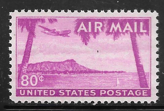 USA C46: 80c Hawaii Airmail, MNH, VF+