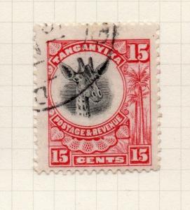 Tanganyika British KUT 1922 Early Issue Fine Used 15c. 280262