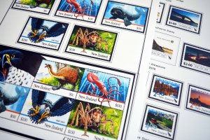 COLOR PRINTED NEW ZEALAND 2005-2010 STAMP ALBUM PAGES (80 illustrated pages)