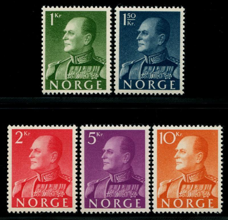 NORWAY 370-74 MINT NH