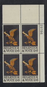 1344, Register and Vote, MNH