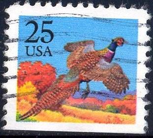 Bird, Pheasants, USA stamp SC#2283 Used