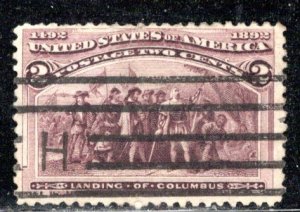 United States Scott # 231, used