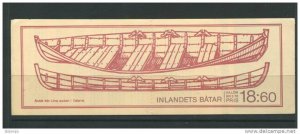 Sweden  Booklet 1988 Sc 1671a MNH  Boats