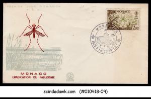 MONACO - 1962 MALARIA ERADICATION - FDC
