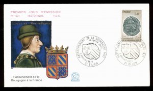 France 1977 Annexation of Burgundy FDC
