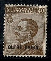 Oltre Giuba #9 used 40c brown