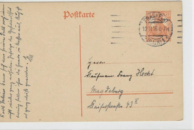 German Postal History Stamps Postcard Ref: R4812