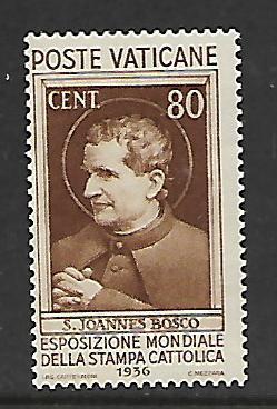 VATICAN CITY  52   MINT HINGED  ST JOHN BOSCO