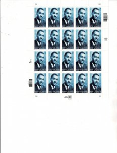 Roy Wilkins Black Heritage 34c Postage Sheet #3501 MNH
