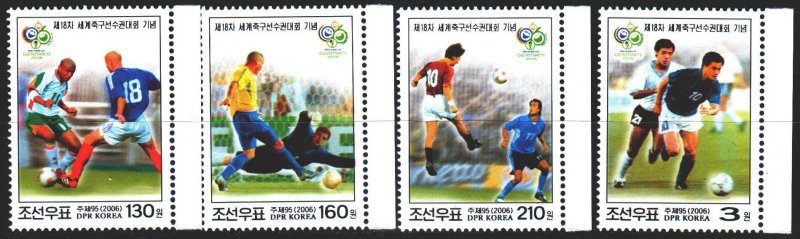 North Korea. 2006. 5126-29. Football. MNH.