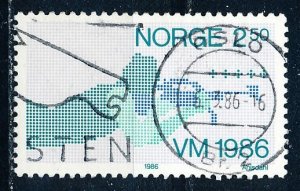 Norway #873 Single Used