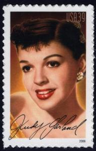 SC#4077 39¢ Legends of Hollywood: Judy Garland (2006) SA