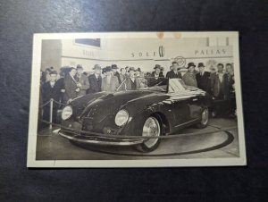 1950 Germany RPPC Automobile Car Postcard Cover Berlin to Marburg