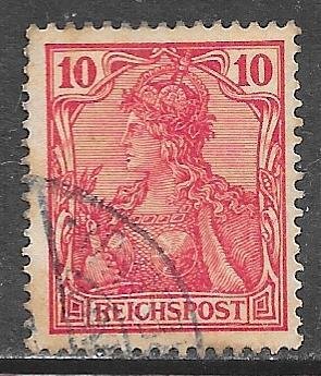 Germany 55: 10pf Germania, used, F-VF