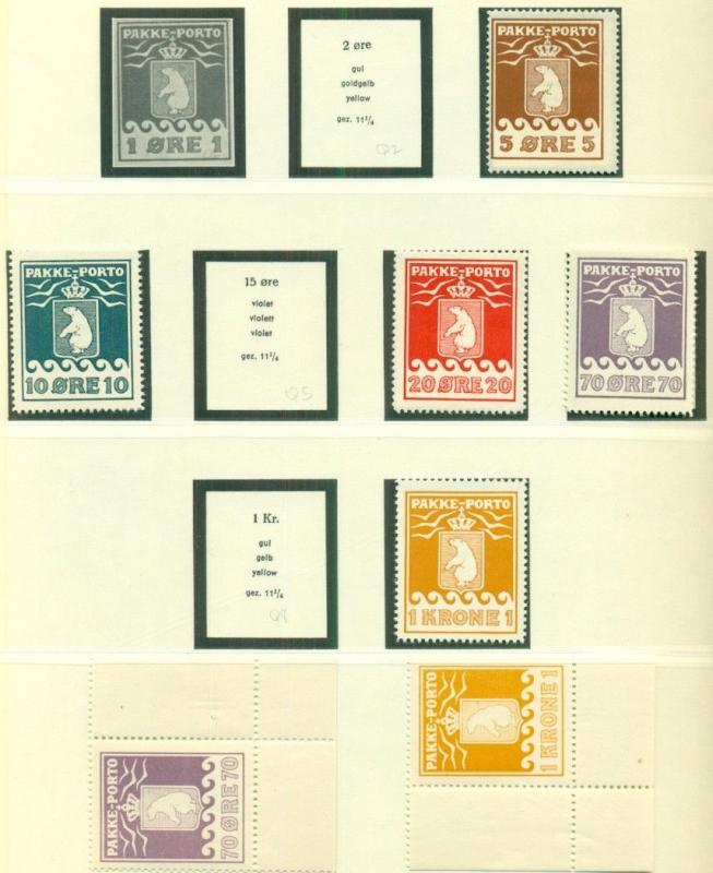 GREENLAND COLLECTION 1937-1997 Lindner Hingeless albums, Mint NH, Scott $7,739