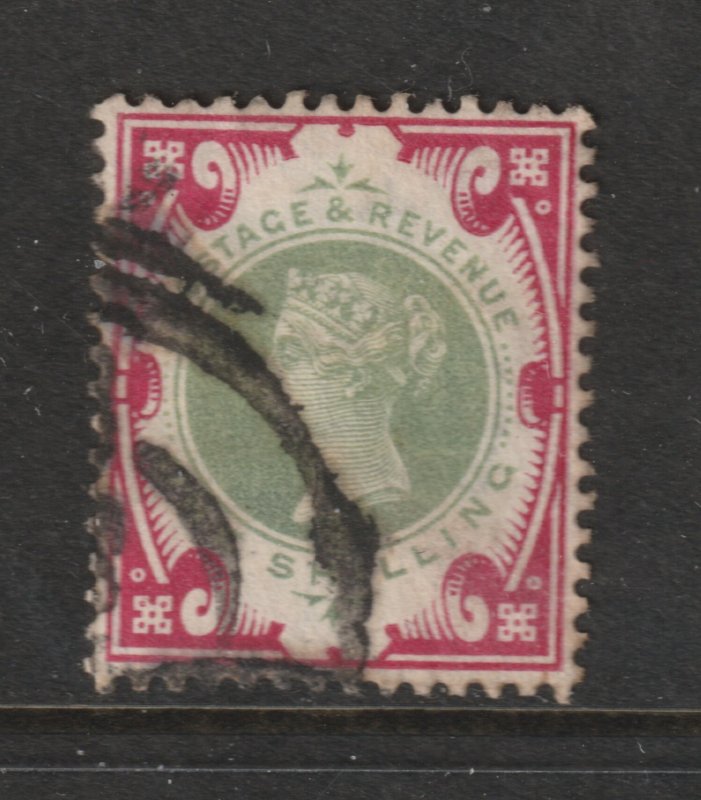 Great Britain a used 1/- QV from 1900