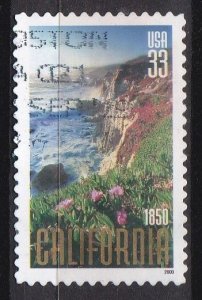 USA -  2000 150th Anniv. California Statehood - 33c - used