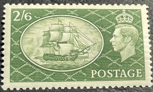 GREAT BRITAIN # 286-MINT/NEVER HINGED---GREEN---SINGLE---1951