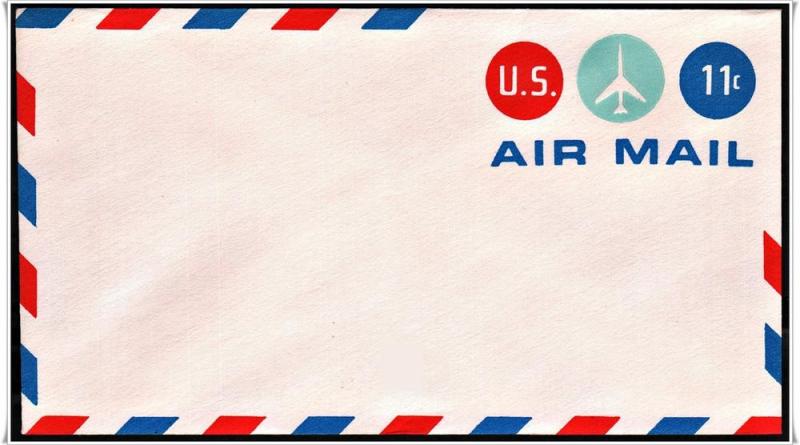 SC#UC43 11¢ Jet Plane Envelope Entire Unused