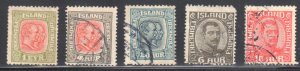 Island #99 MINT H and #101, 107, 113, 115 ALL Used