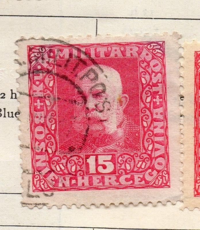 Bosnia Herzegovina 1917 Early Issue Fine Used 15h. 222822