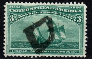 US #232 F-VF Used CV $15.00 (X4345)