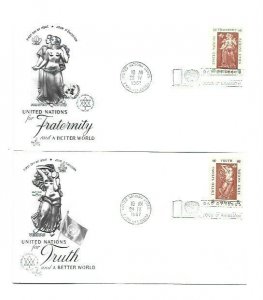 UN NY #170-74  4c 5c 8c 10c 15c EXPO '67 Montreal set of 5 ArtCraft FDCs