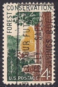 1122 4 cent Forest Conversation F-VF used