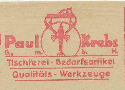 Meter cut Deutsches Reich / Germany 1938 Lobster