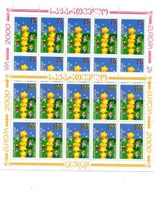 Georgia 2000  Europa issue compl. sheets  Mint VF NH