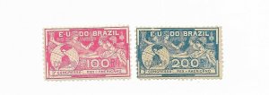 BRAZIL 1905 THIRD PANAMERICAN CONGRESS  SC. 172/173 MI 161/2 MINT HINGED VF/XF!