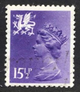 STAMP STATION PERTH Wales #WMH27 QEII Definitive Used 1971-1993