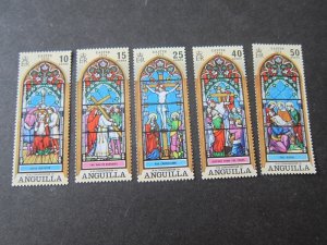 Anguilla 1972 Sc 140-4 Christmas Religion set MNH