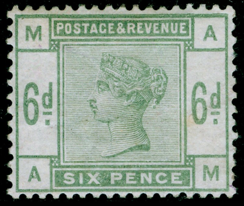 SG194, 6d dull green, M MINT. Cat £625. AM 