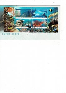 AUSTRALIA  2013  CORAL  REEFS  m/S  FDC